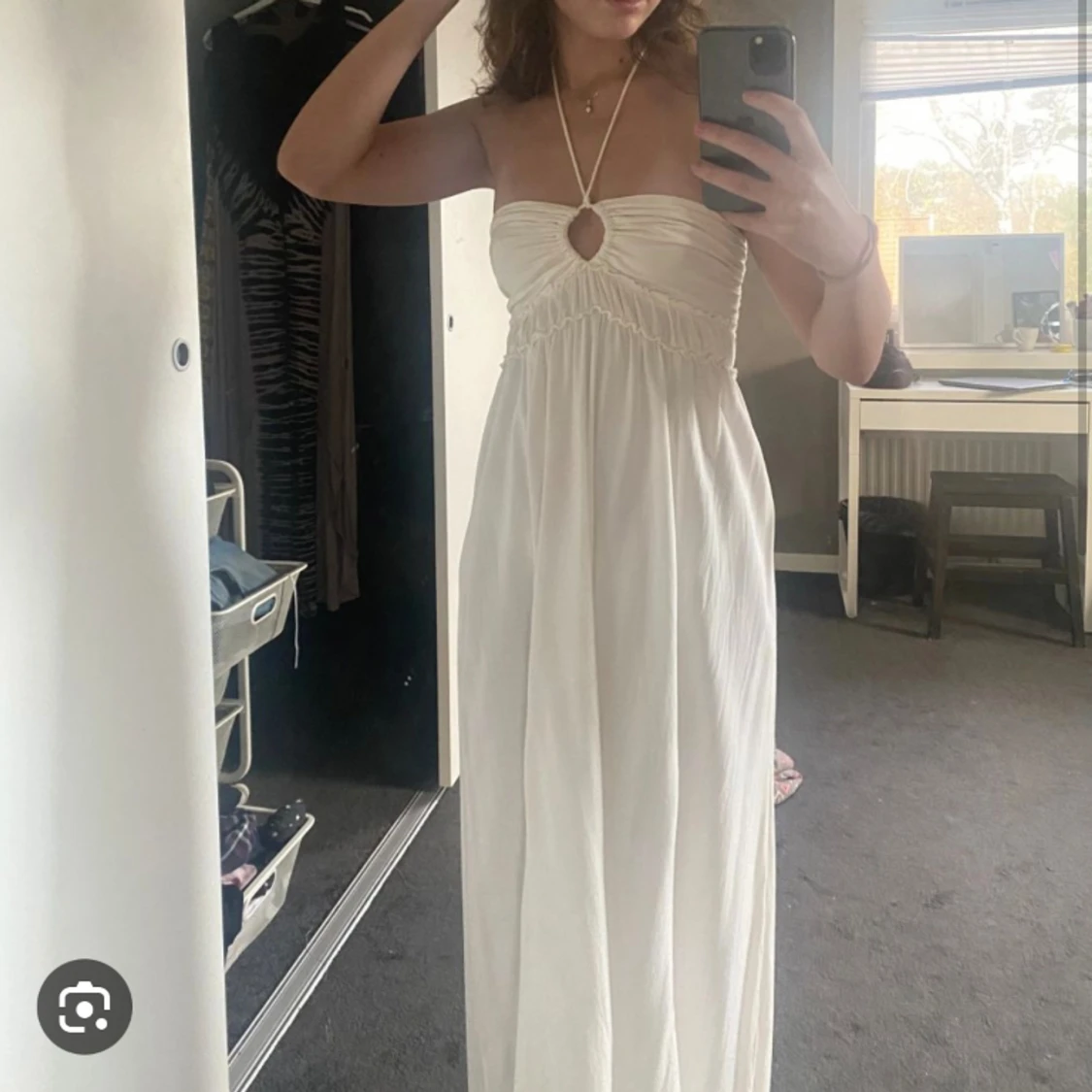 Vit långklänning H&M - 91