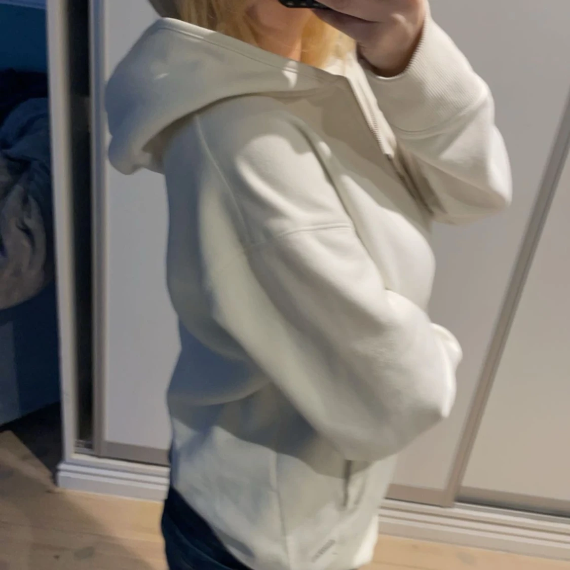 Vit tjock tröja  - 91