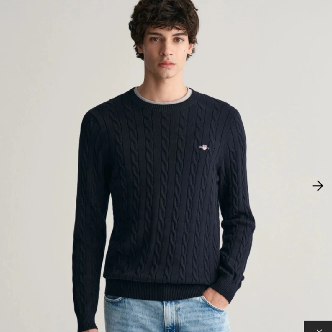 Gant kabelstickad - 91