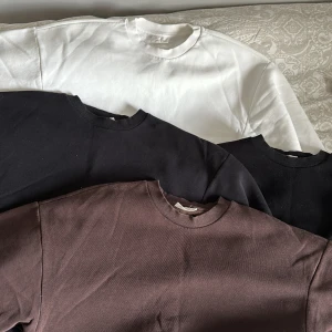 Sweatshirt  - Säljer bas färgade sweatshirts från Gina tricot. Alla är i storlek xs och fint skick. Finns svart, vit och brun. Säljer styck pris 100kr, nypris 250kr.