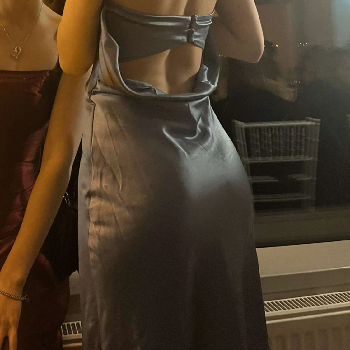 Blå balklänning - 92