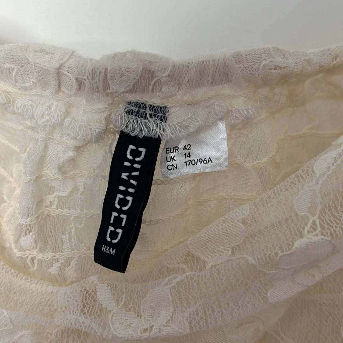 Spets tröja vit - 91