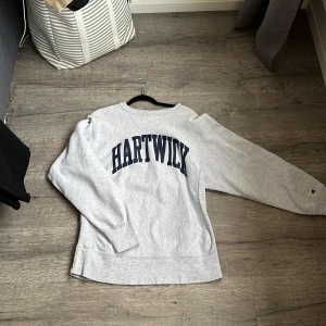 Vintage sweatshirt från champion  - Svänger ut litegranna nere vid höften,  Annars så inga fel på den  Storlek xl men sitter mer som L