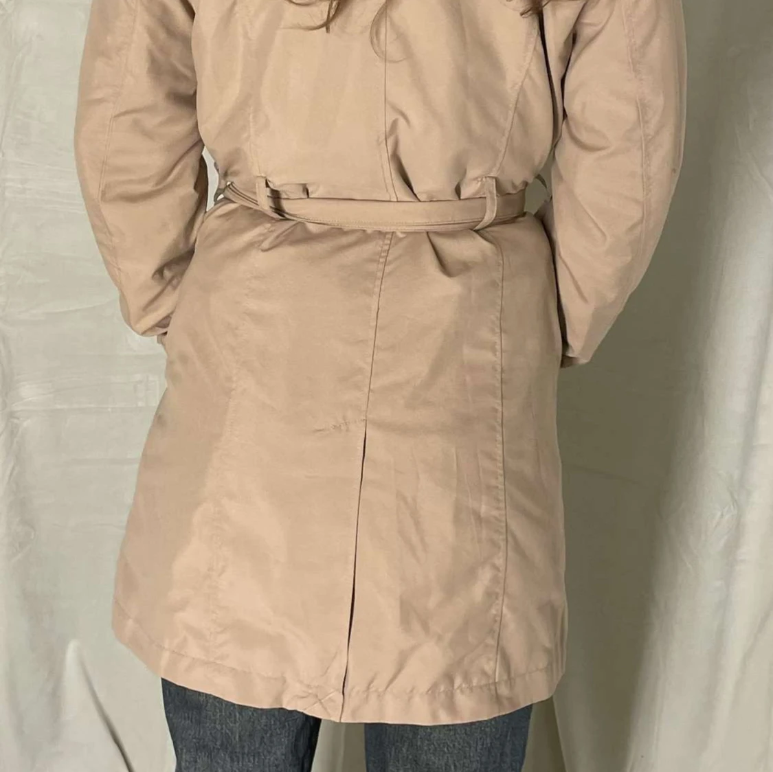 Beige tunn kappa - 90