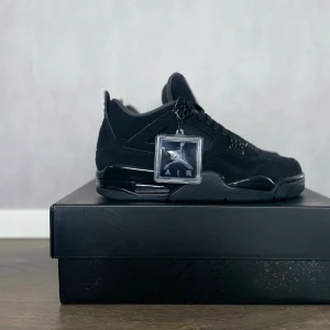 Jordan 4 - Black Cat - Säljer ett par helt nya Jordan 4 Black Cats. De kommer med Box. Tag finns. Storlek 43. Hör av er om ni funderar kring något!