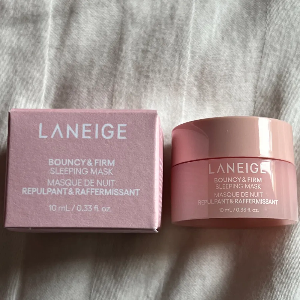 Laneige bouncy and firm sleeping mask 10 ml. Oöppnad. . Accessoarer.