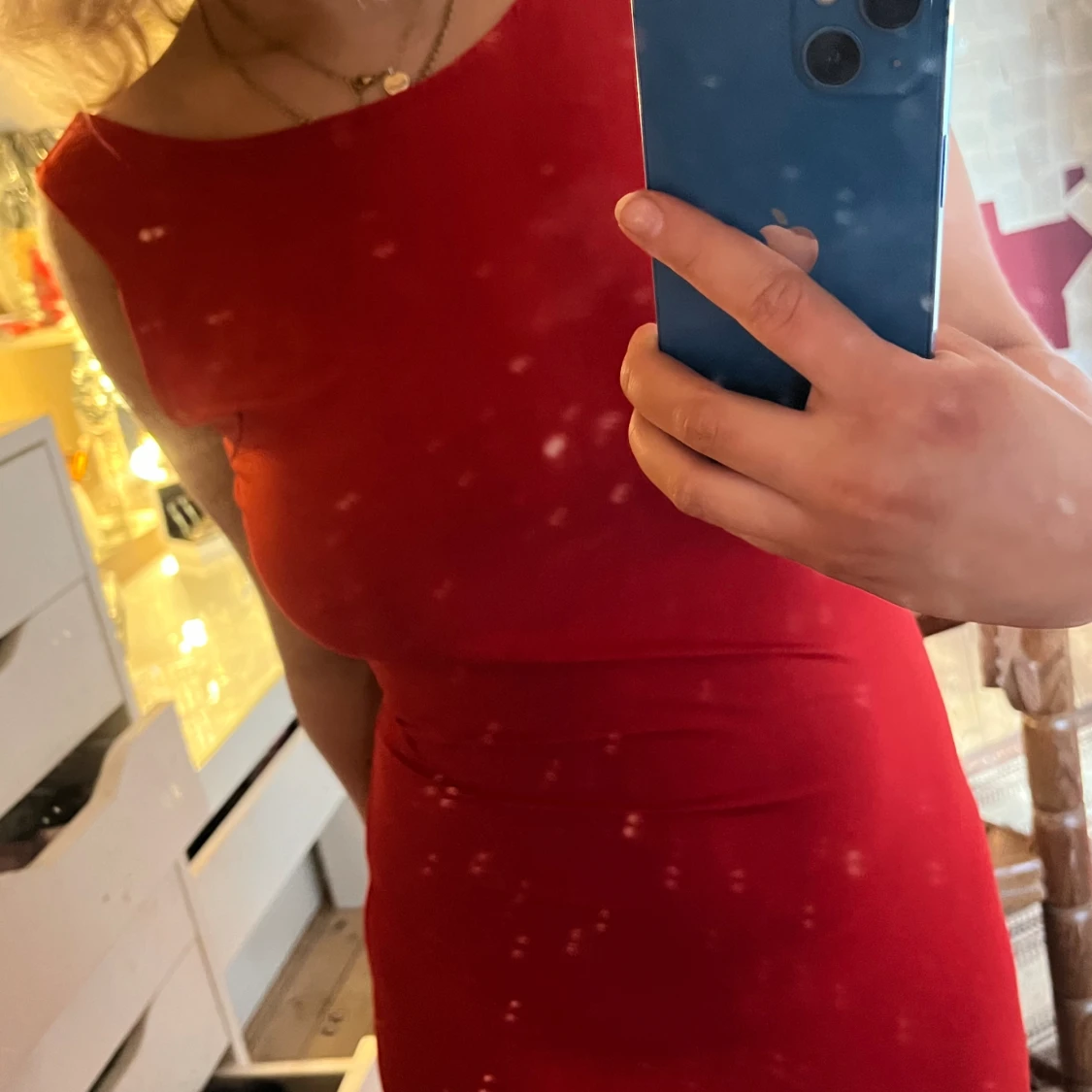 Röd balklänning - 90