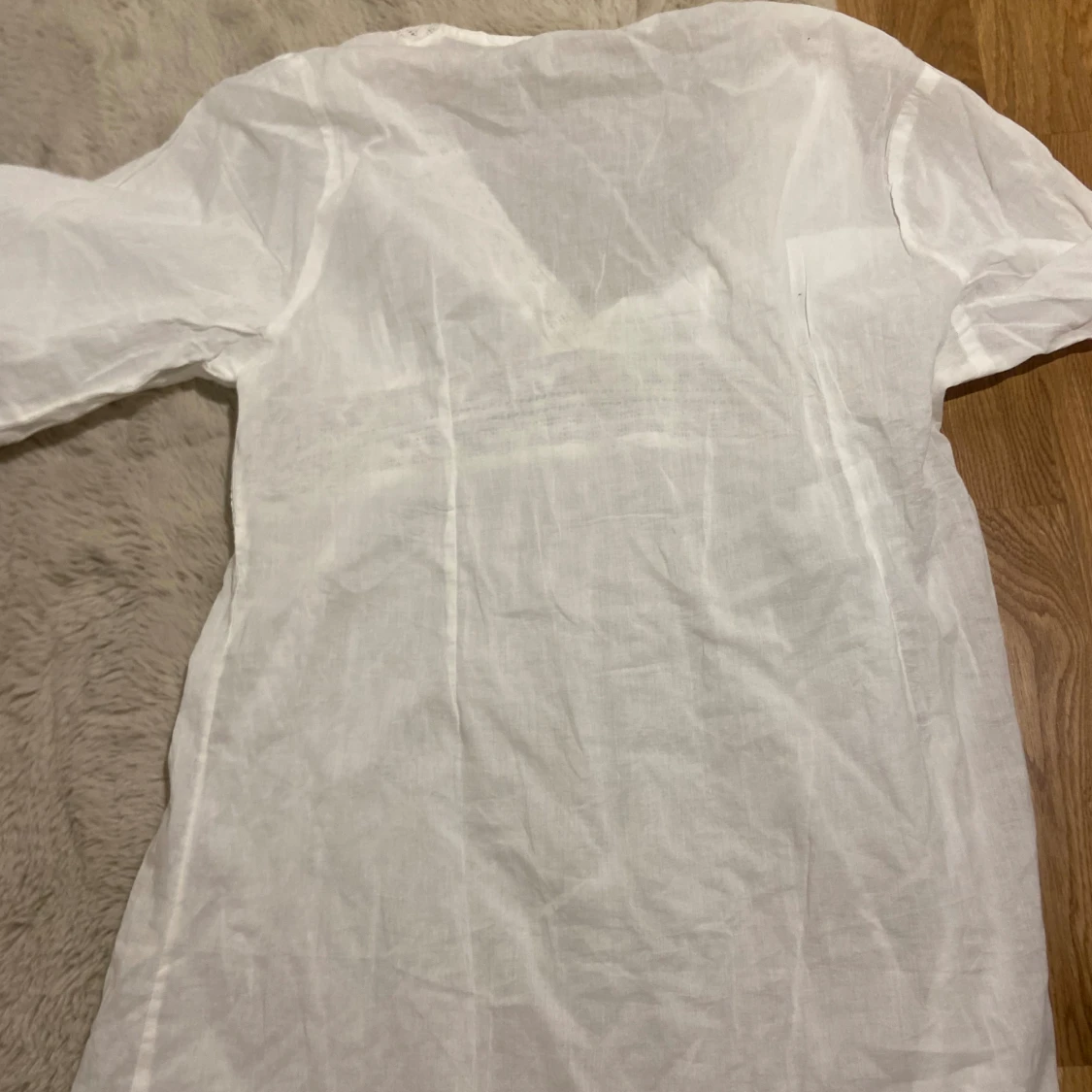 vit sommarklänning - 90