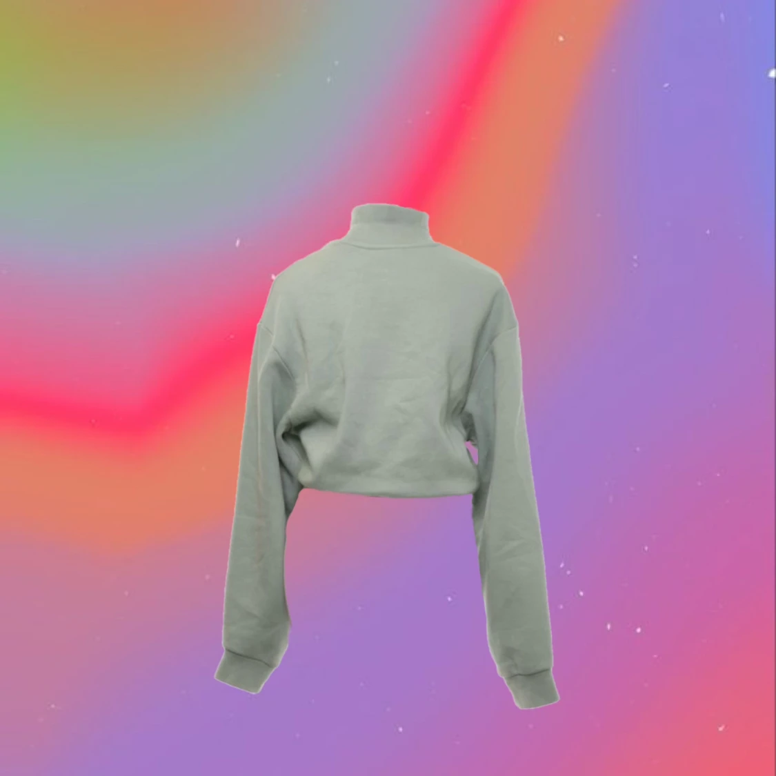 Grå croppad polotröja från Weekday - 90