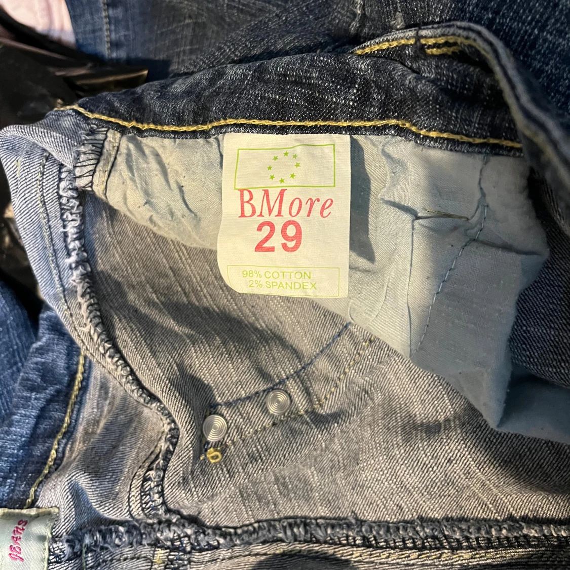 Låg midjade bootcut jeans  - 92