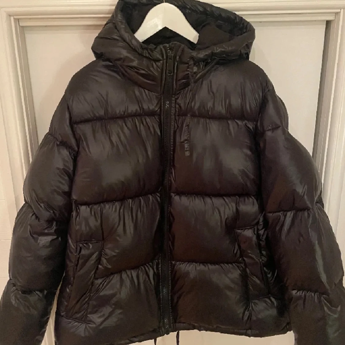 glansig vinter jacka - 90