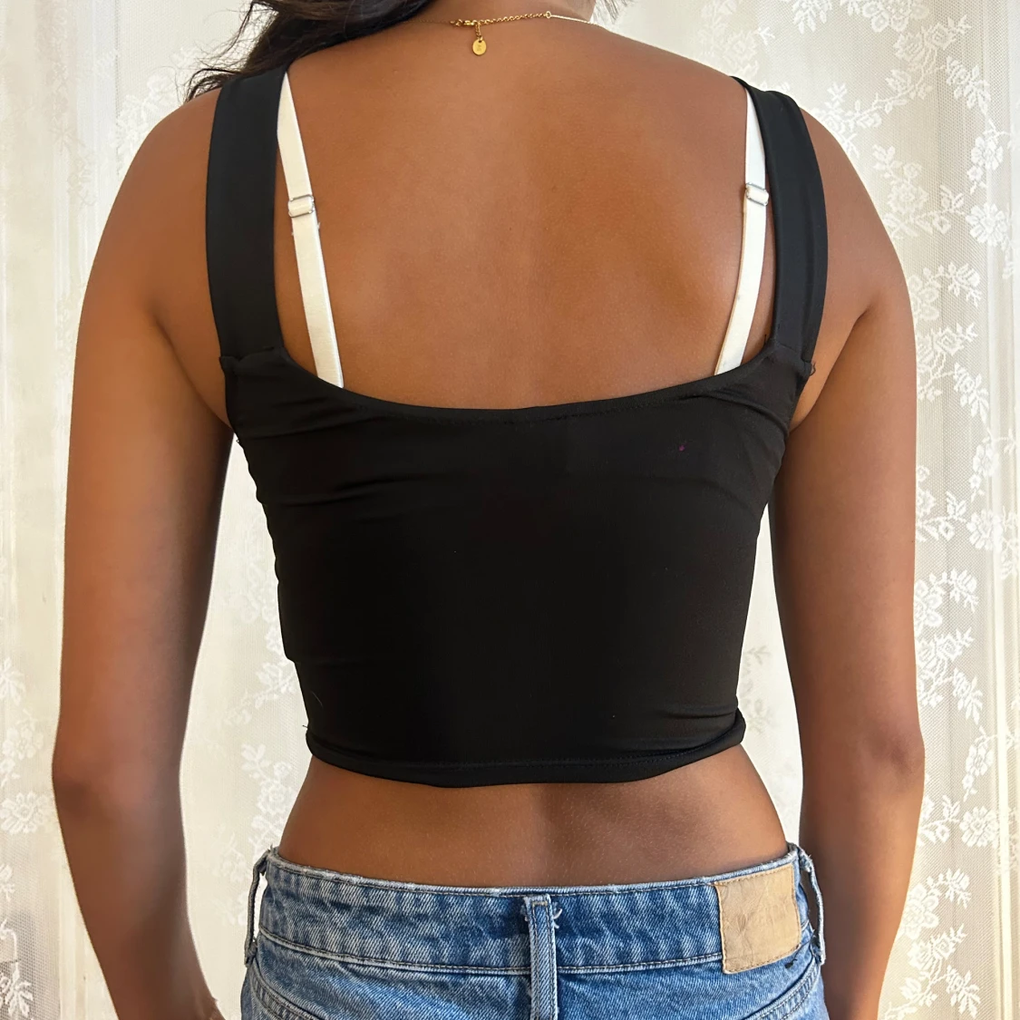 linne med rosett - 91