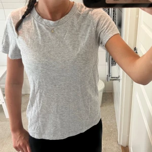 Basic T-shirt - Grå t-shirt från bikbok!