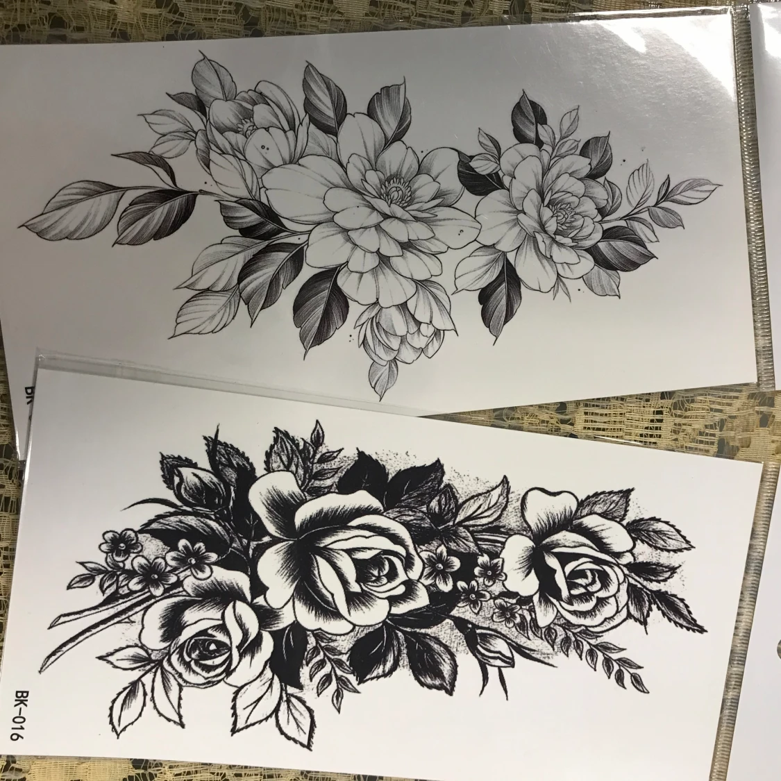 Blommor Tatuering  - 90