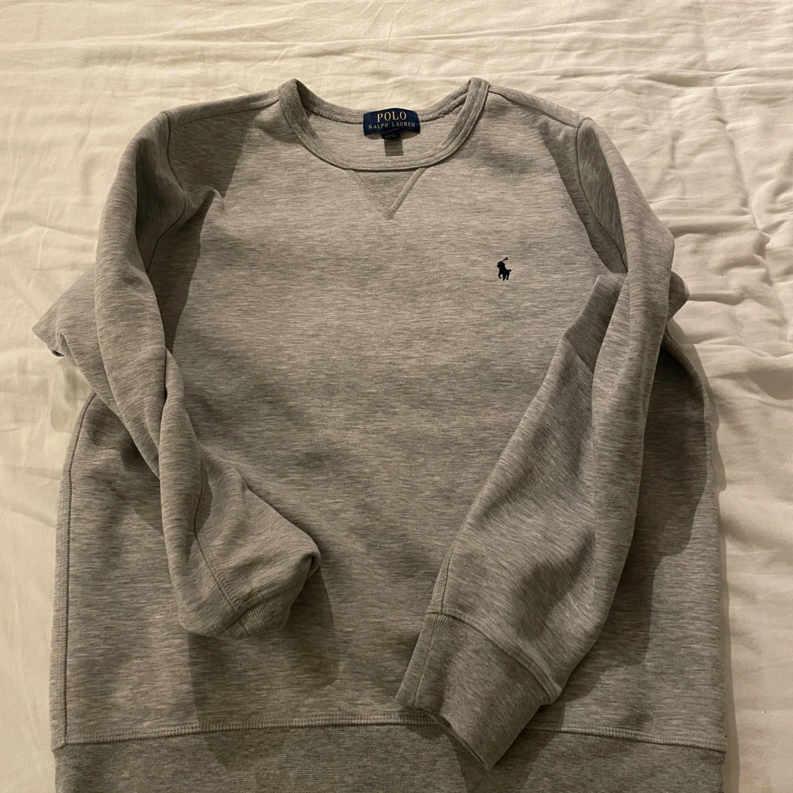 Polo sweatshirt grå