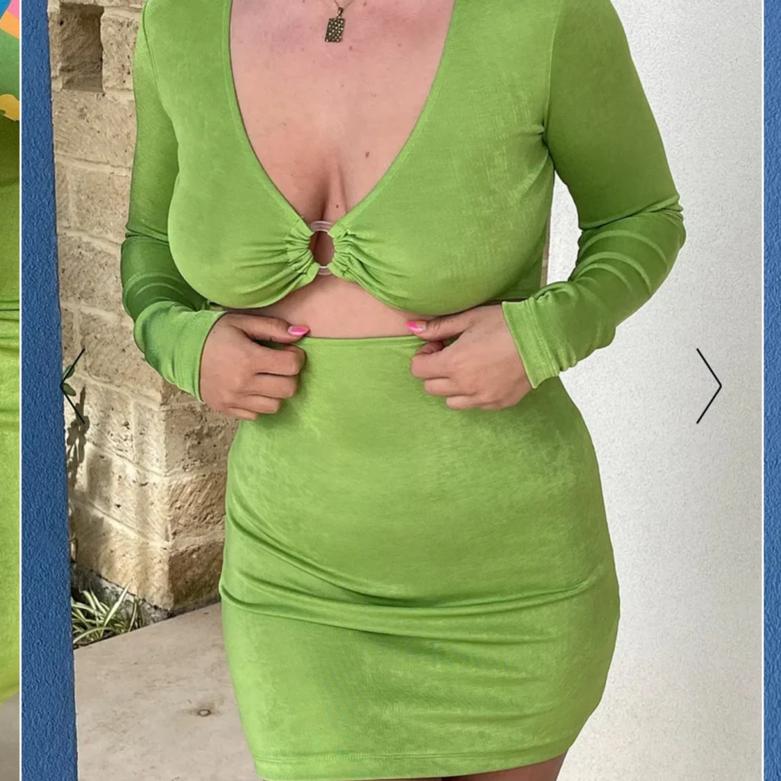 Grön sommarklänning