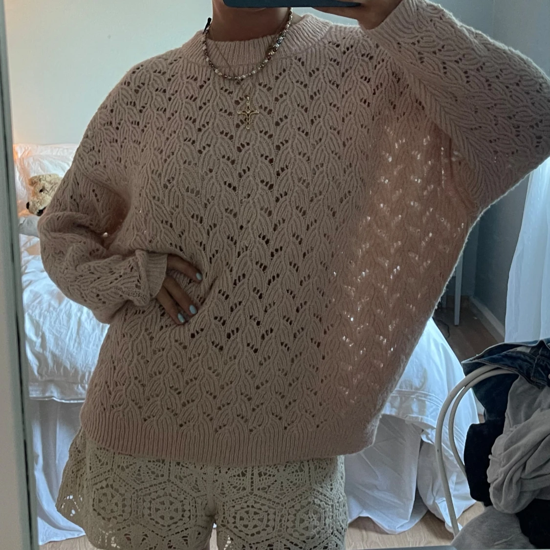 Stickad tröja  - 90