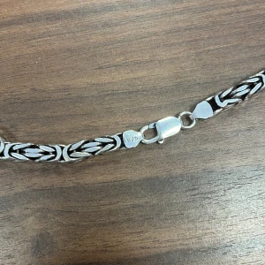 Silver halsband - Silver kedja 925 113 G 64 cm lång 6mm tjock