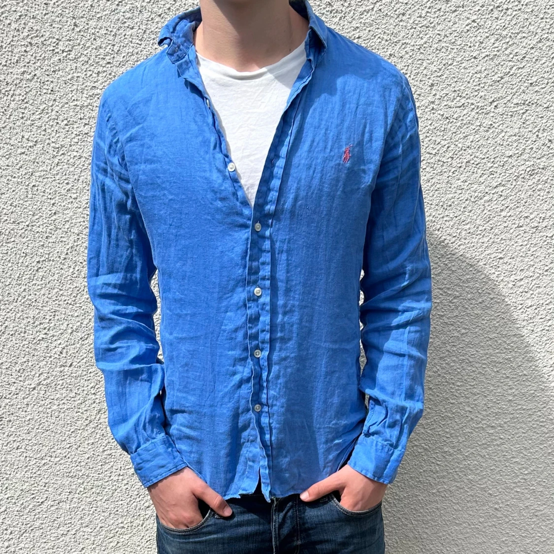 Ralph Lauren skjorta 100%linne