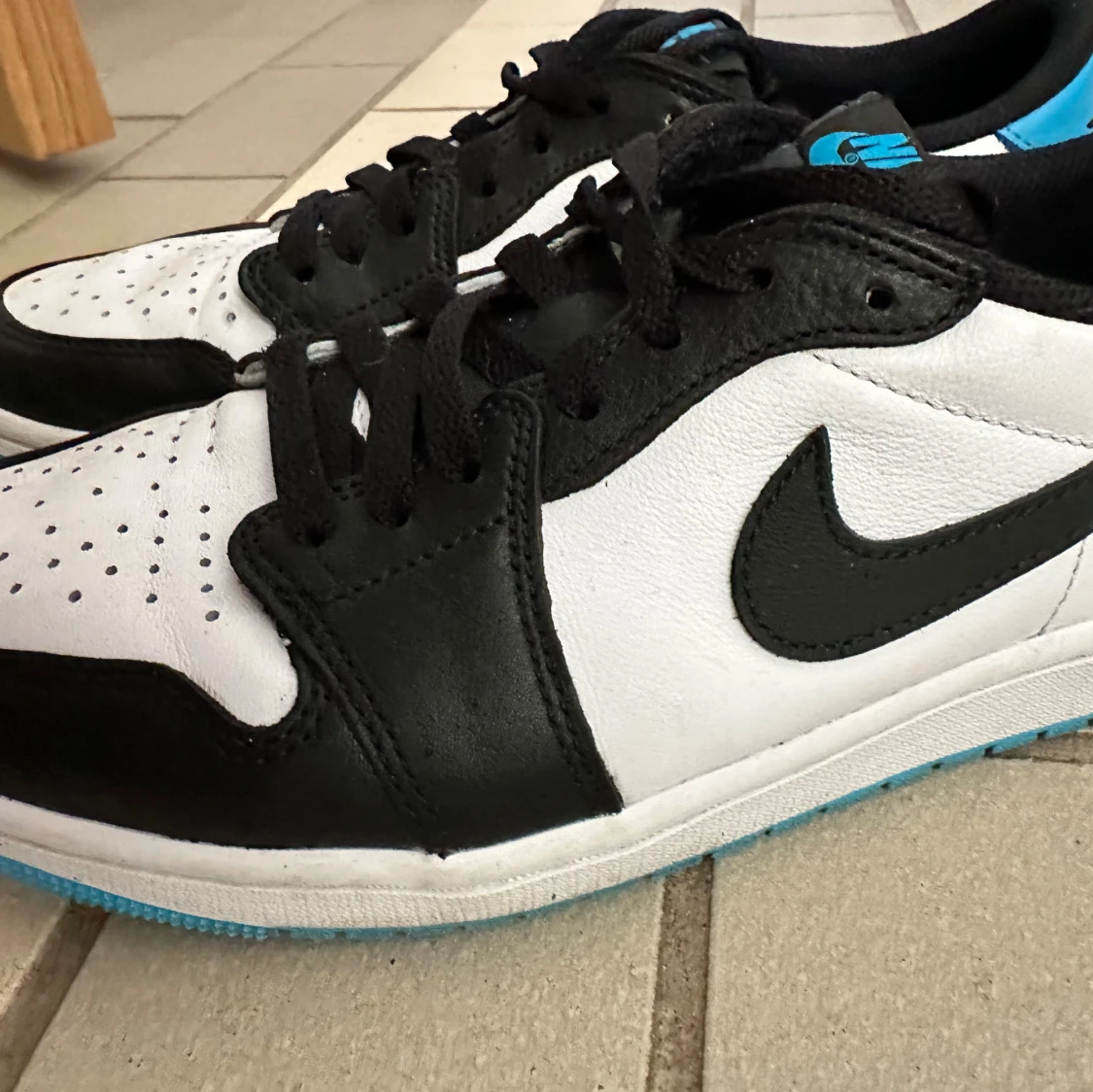 Nike Air Jordan 1 Retro Low OG UNC Black Dark Powder Blue - 90