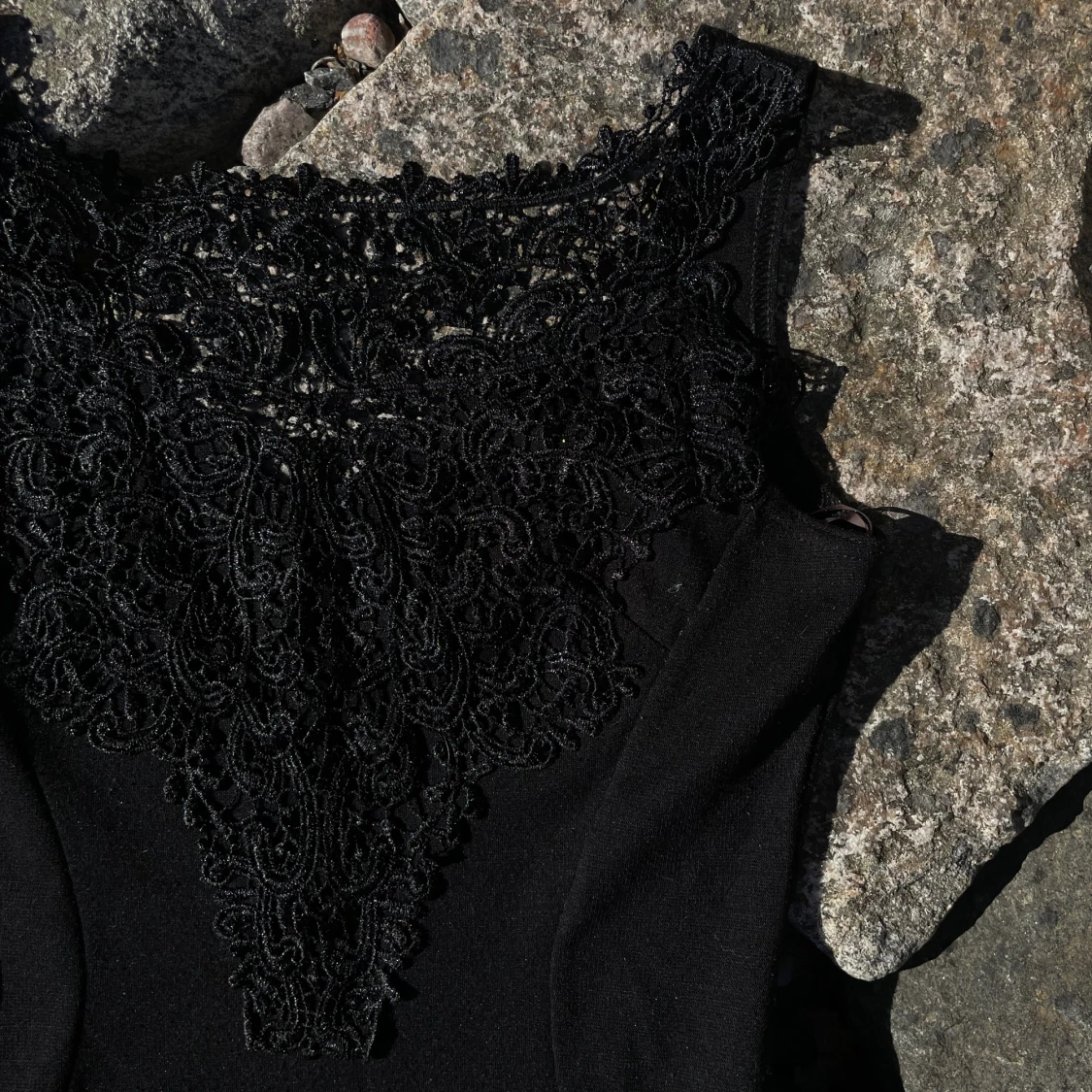 Svart partytopp - 90