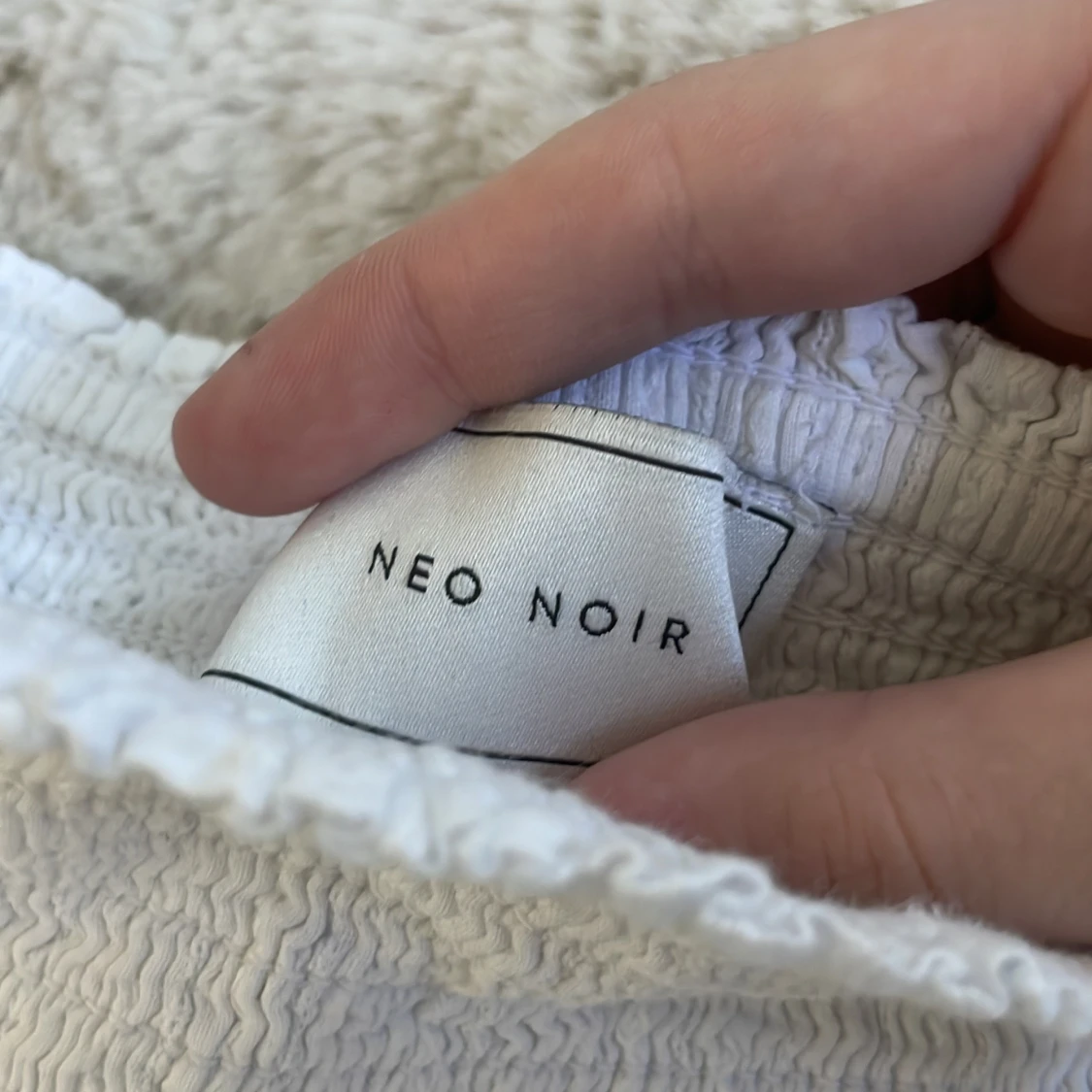 Vit volang kjol - 90