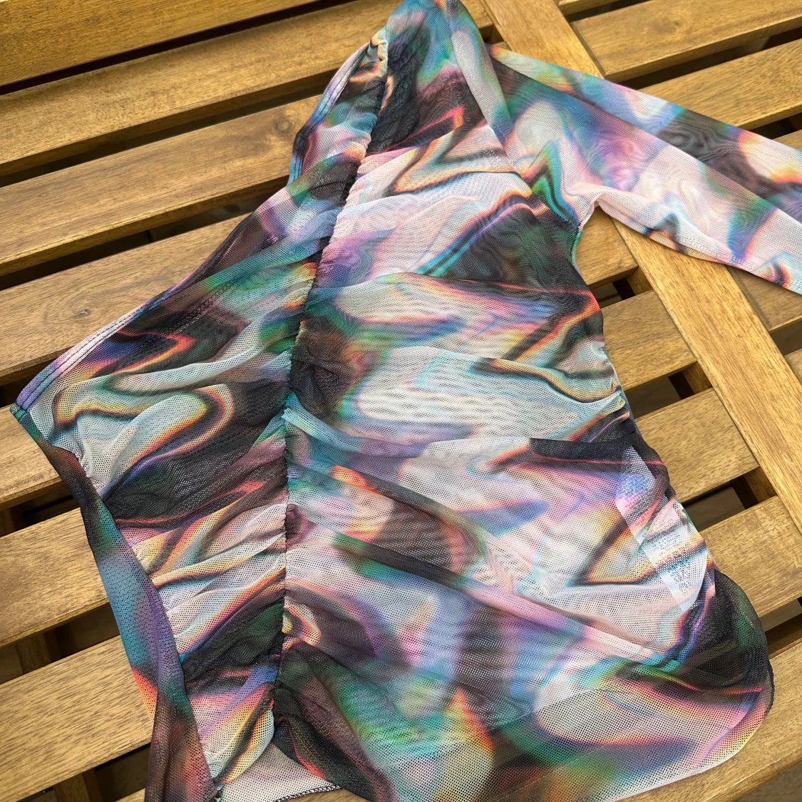 Asymmetrisk och unik mesh topp i storlek 38 (S/M) - 91