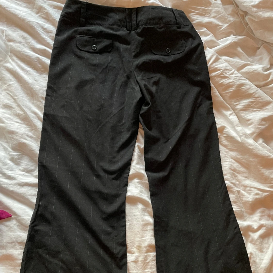 Lowwaisted rutiga kostymbyxor  - 90