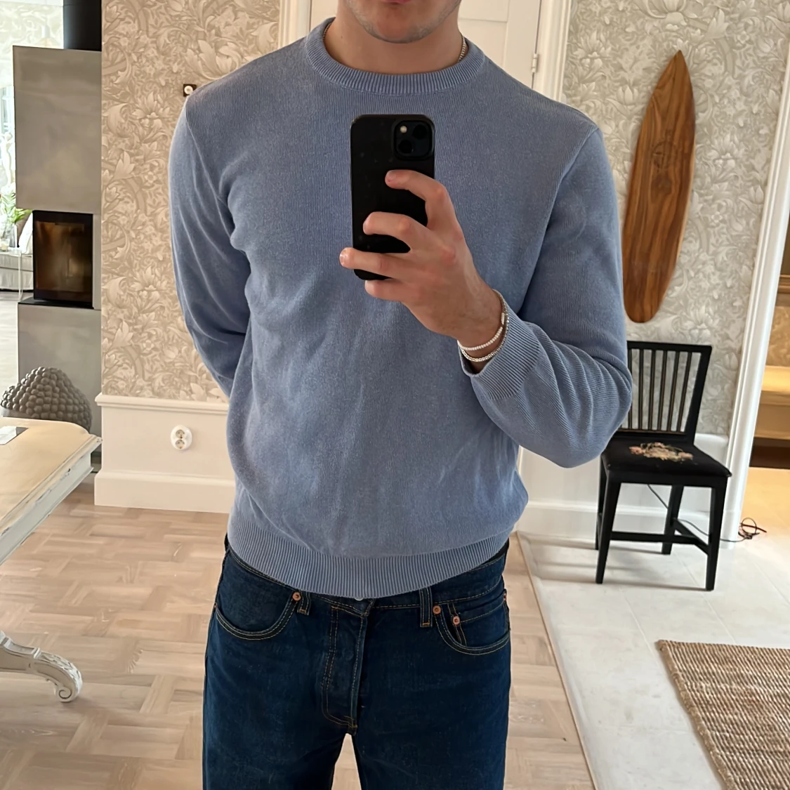 Zara Stickad Tröja - 90