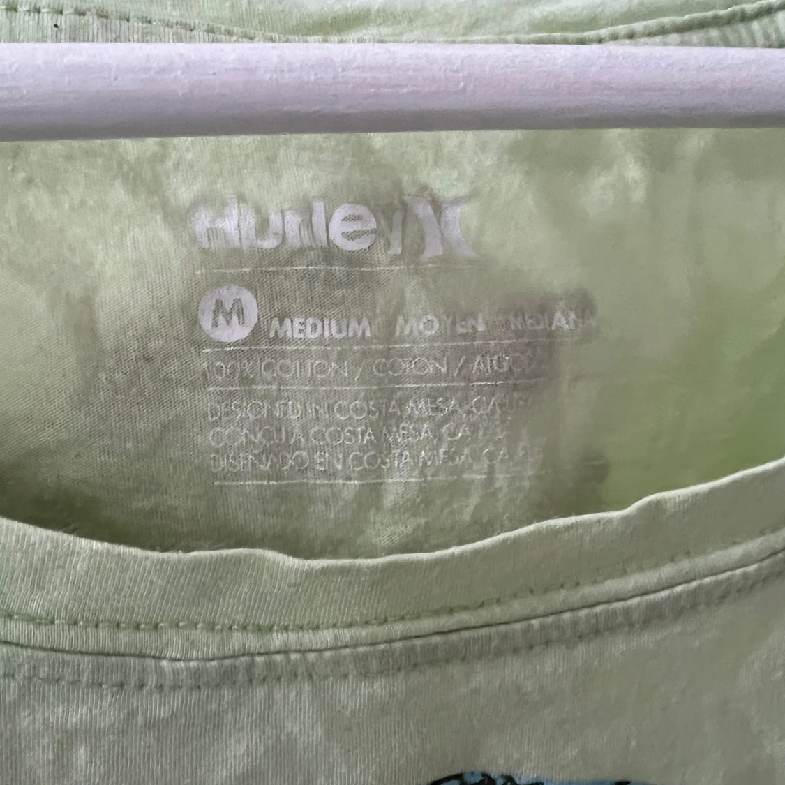 Ljusgrön t-shirt Hurley - 90