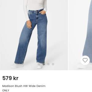 Så fina och bekväma jeans från Only men köpta på Bubbleroom. Jag är 160cm, har gjort de kortare enligt min längd med fållband. Inga defekter❤️ nypris 579kr