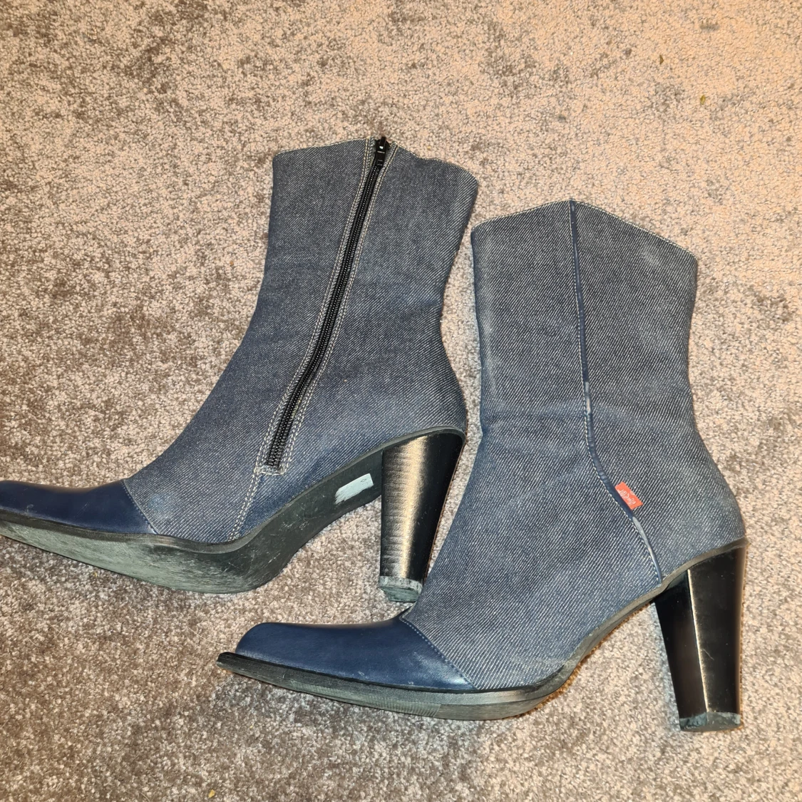 Levis stövlar i denim och skinn - 90