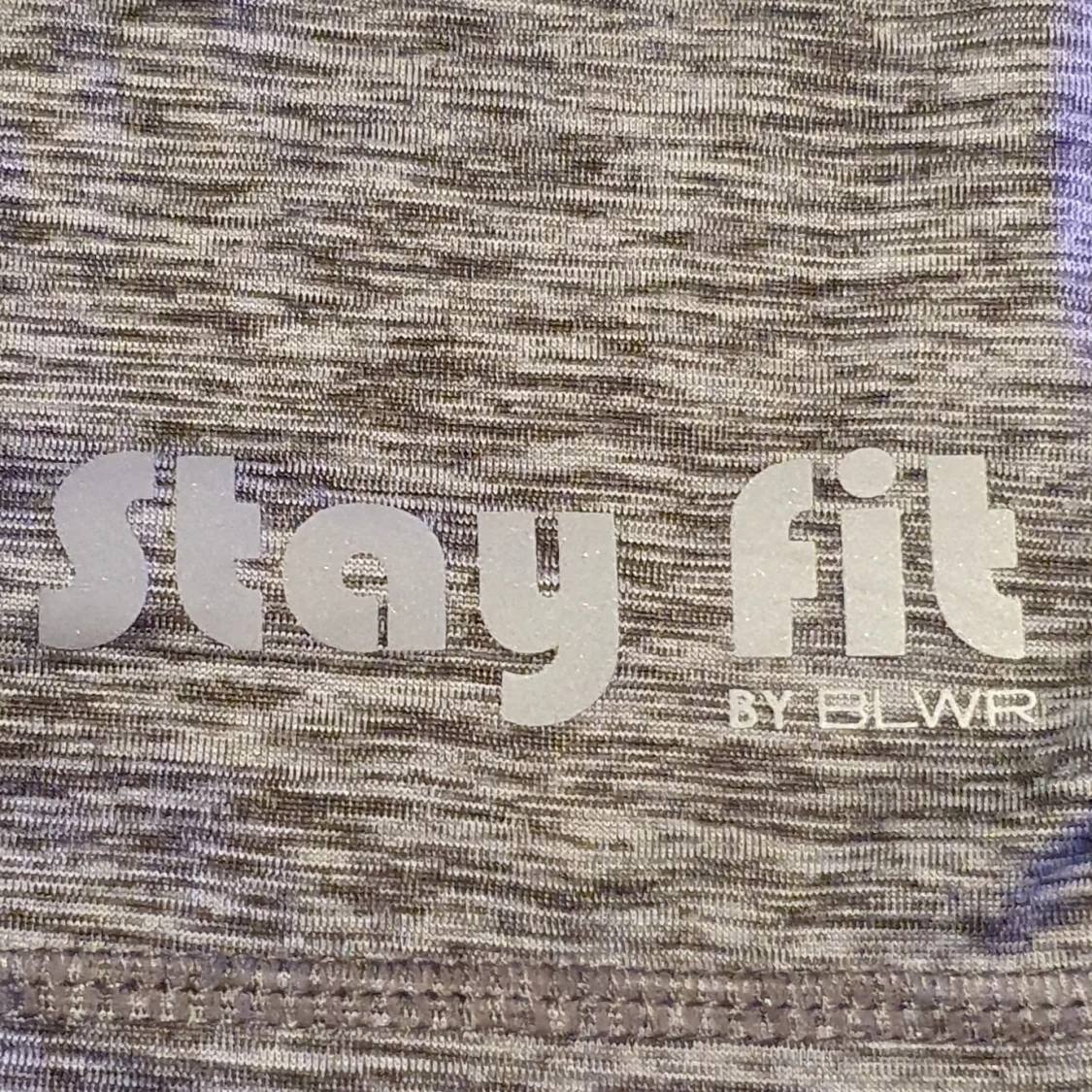 Grå och neon rosa/orange "Stay fit" träningslinne - 91