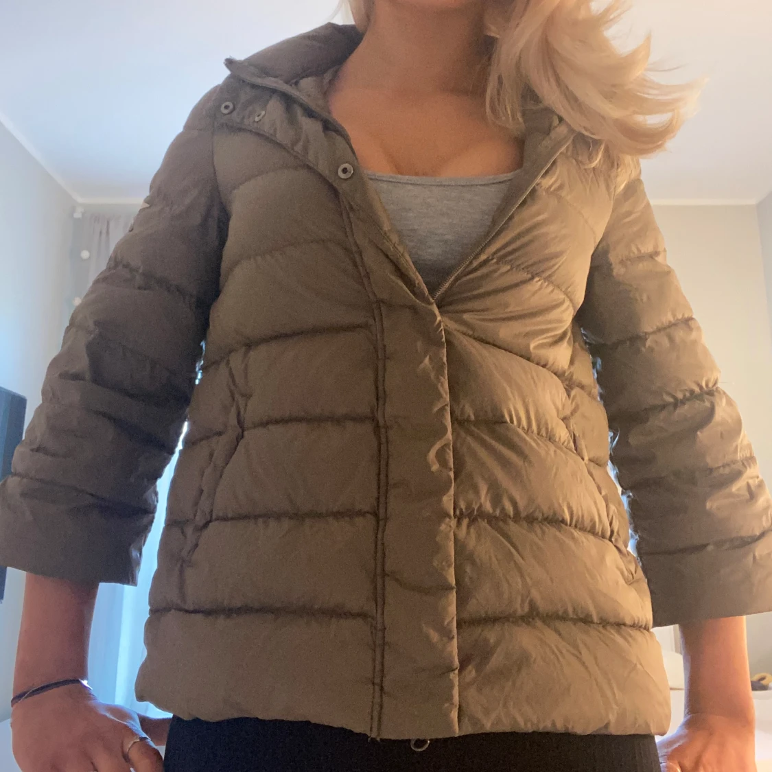 Supersöt herno liknande jacka med trekvarts armar  - 91