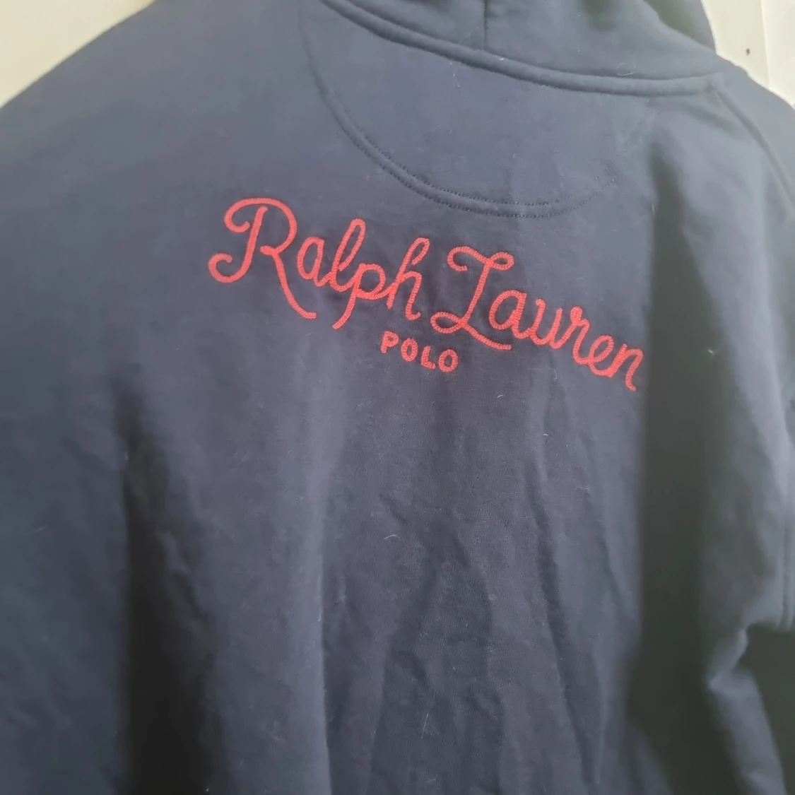 Mörkblå ralph lauren zipup - 91