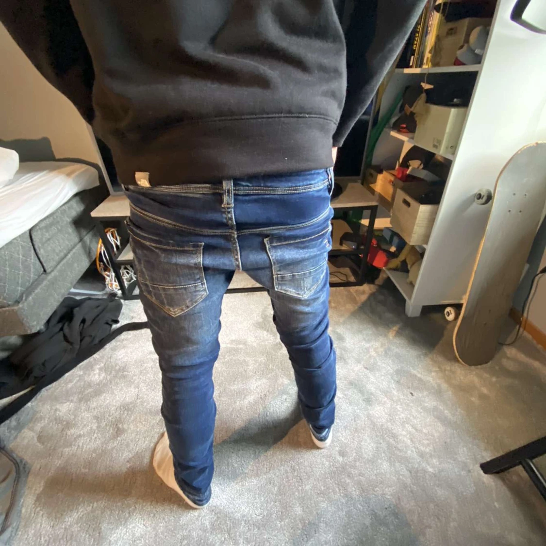 Säljer grisch jeans - 90