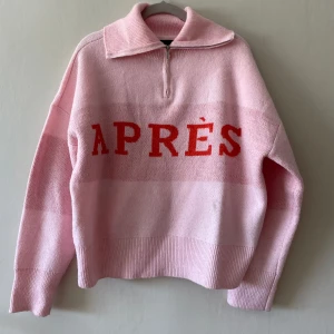 Afterski tröja - Stickad tröja med halfzip 💕❤️