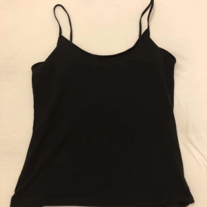 Basic svart linne - Passar strl S-M