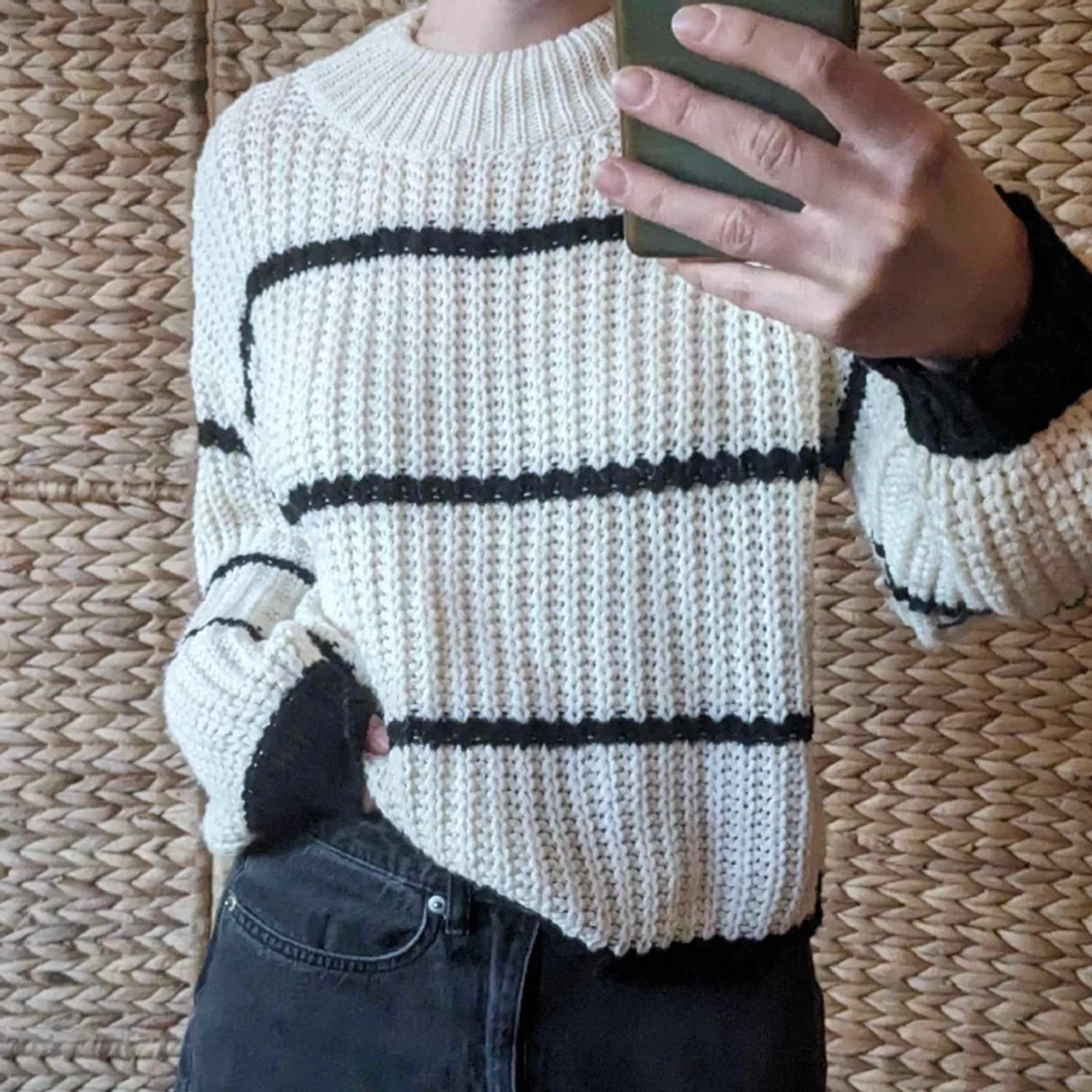 Stickad tröja