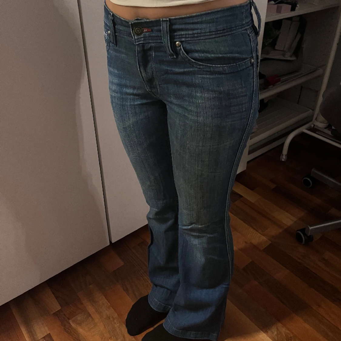 Lågmidjade bootcut levi’s jeans - 90