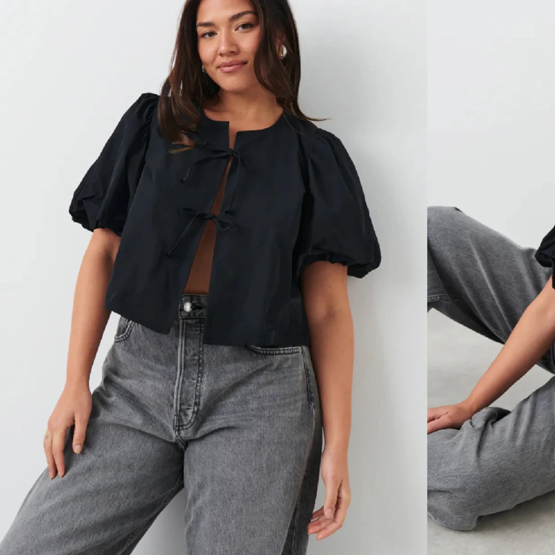 Blus från Gina Tricot - Ganni-inspirerad