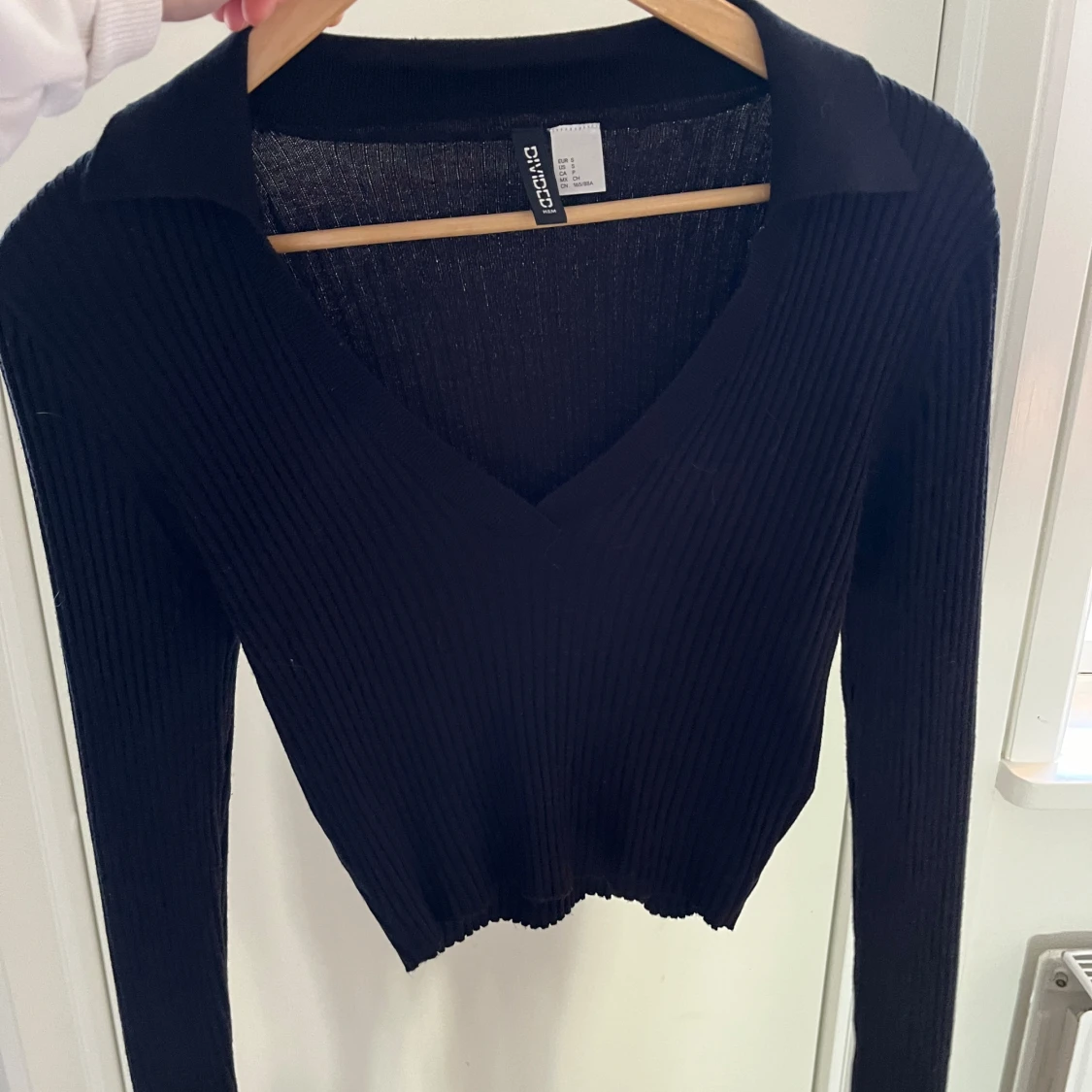 Svart långärmad topp - 90