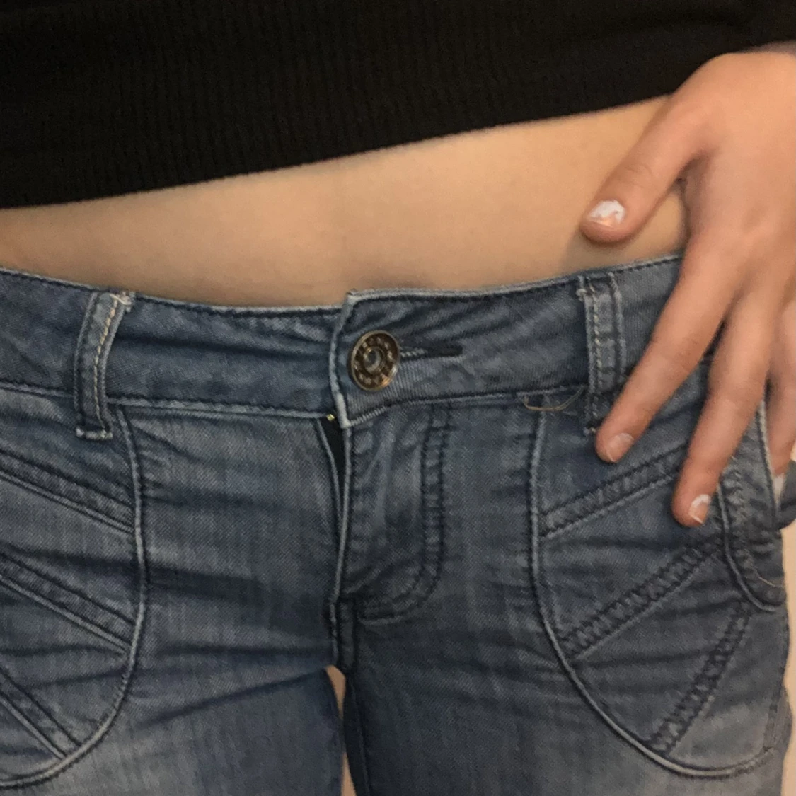 Lågmidjade Jeans - 91