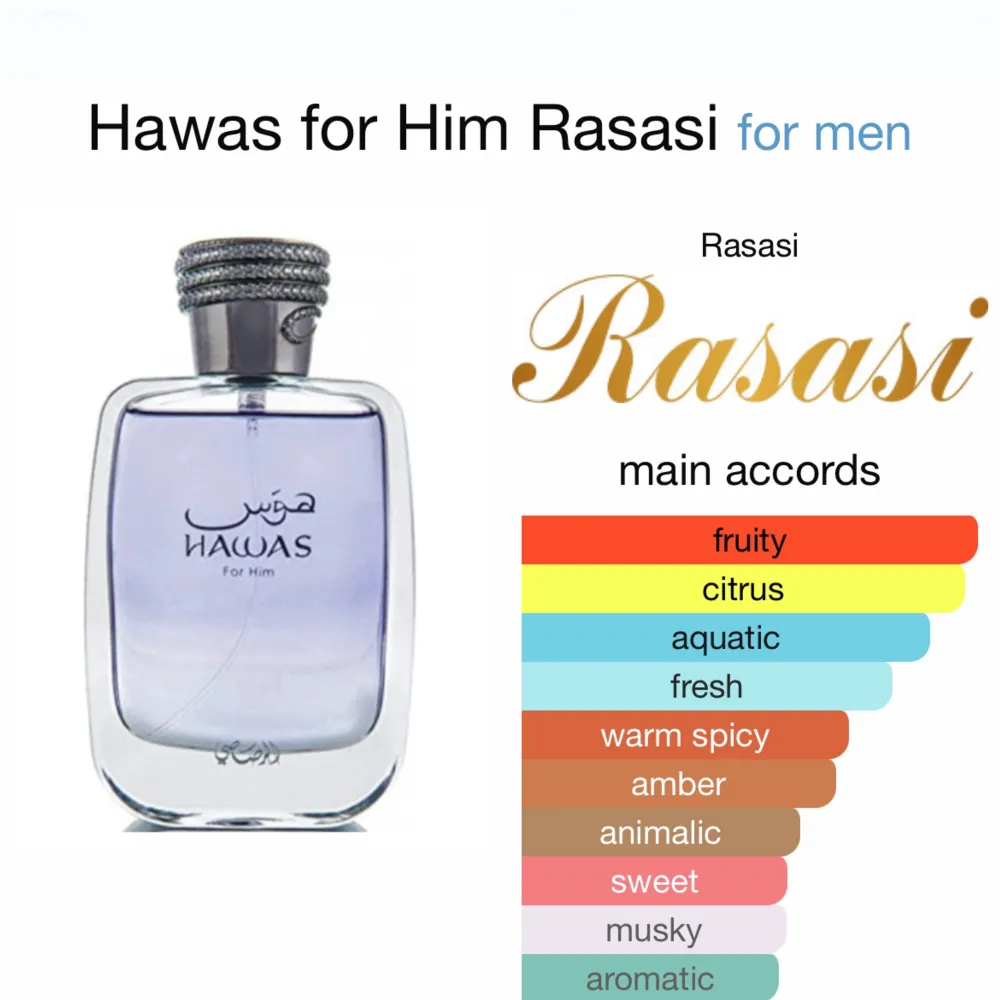 Rasasi hawas parfym 5ml för väldigt bra och billig pris. Övrigt.