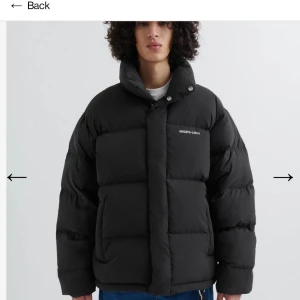 Svart pufferjacka från Axel Arigato - Helt ny-nästan oanvänd pufferjacka från Axel Arigato. Köptes i mars, har med orginala förpackningen, papper och allt tillbehör. Vill sälja den då jag tycker tyvärr inte om den och ska köpa en ny istället.  Ordinarie pris 5700kr  