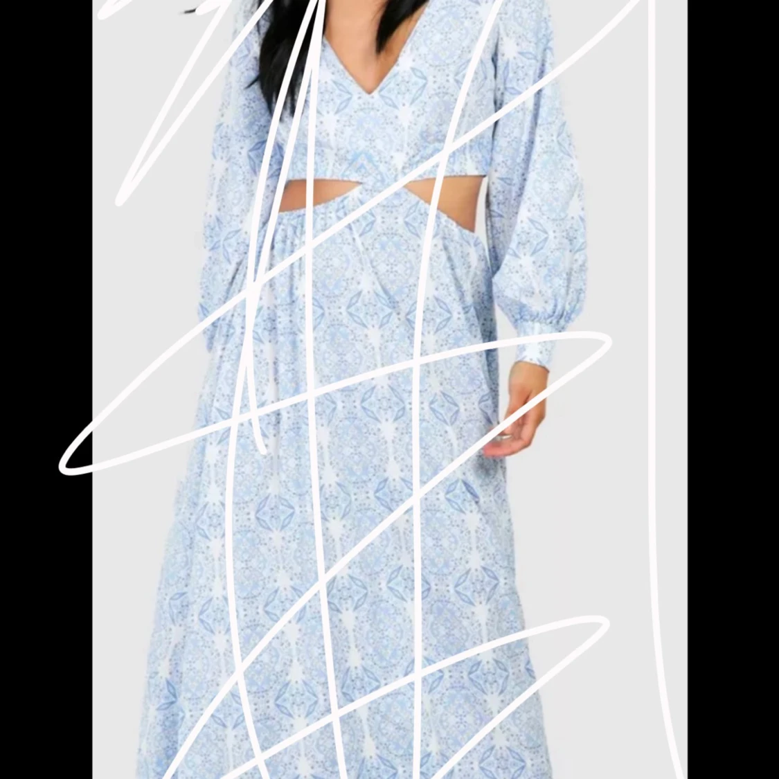 Blå sommarklänning  - 93