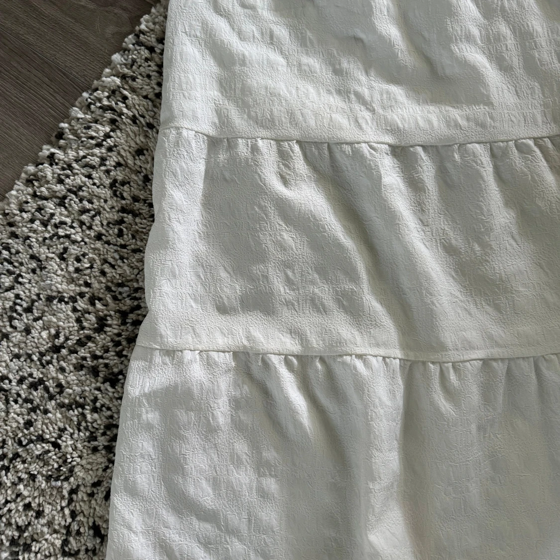 Vit volang kjol  - 90