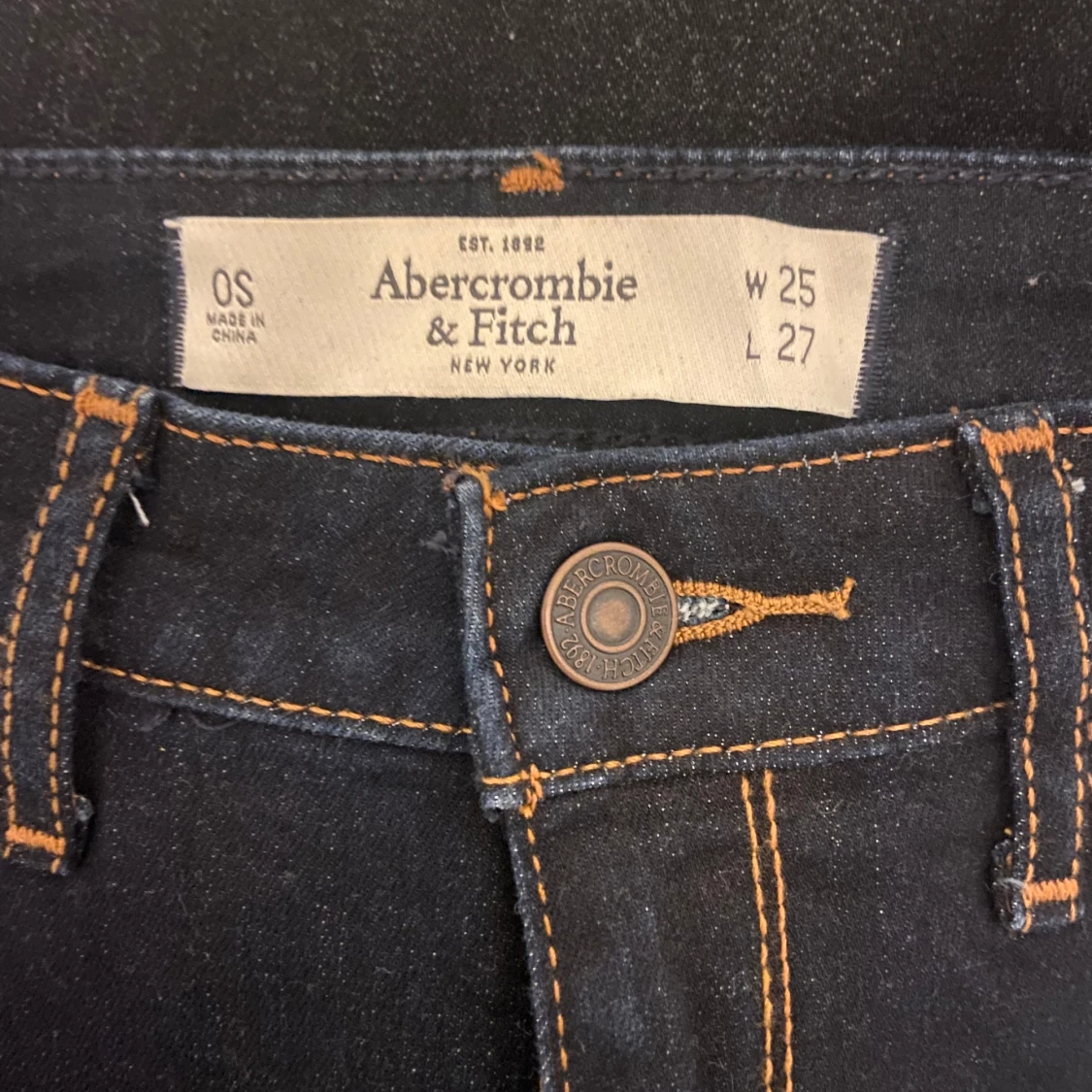 Abercrombe & Fitch lågmidjade jeans, W25 L27 - 91
