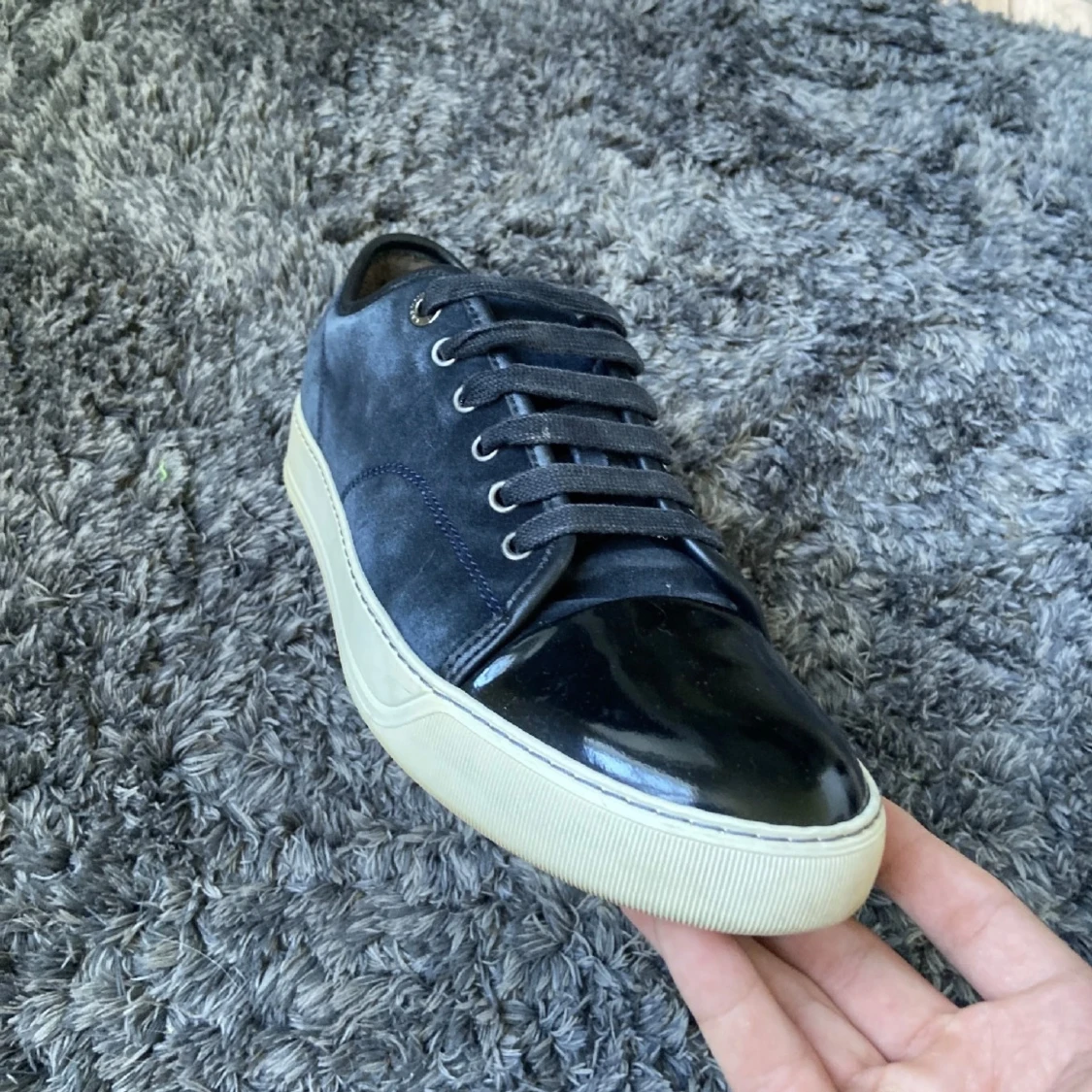 Lanvin skor UK 7 Marinblå - 91