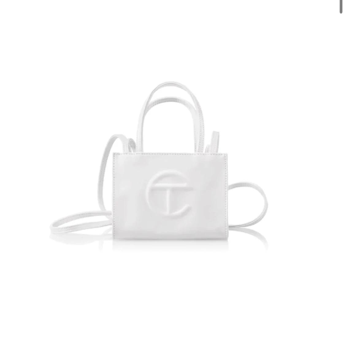 Vit telfar väska liten